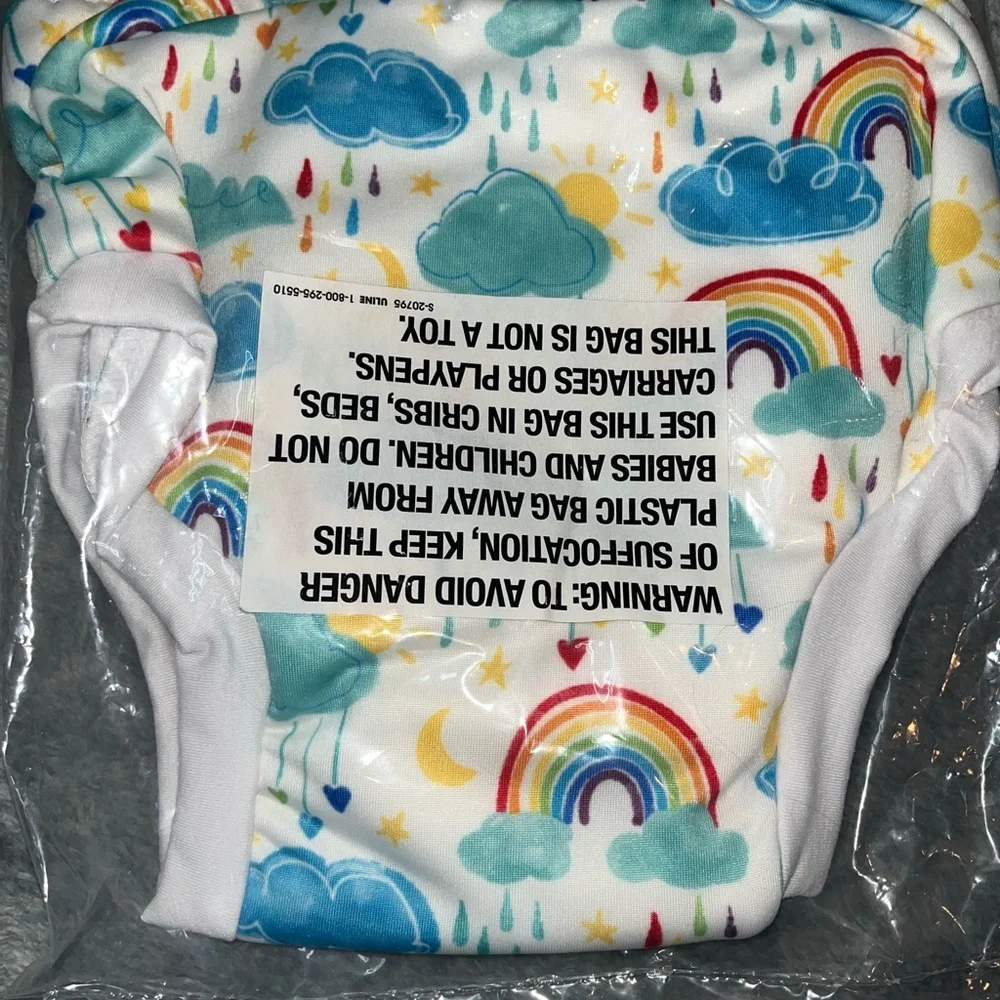 Thirsties cloth diaper cover Rainbow